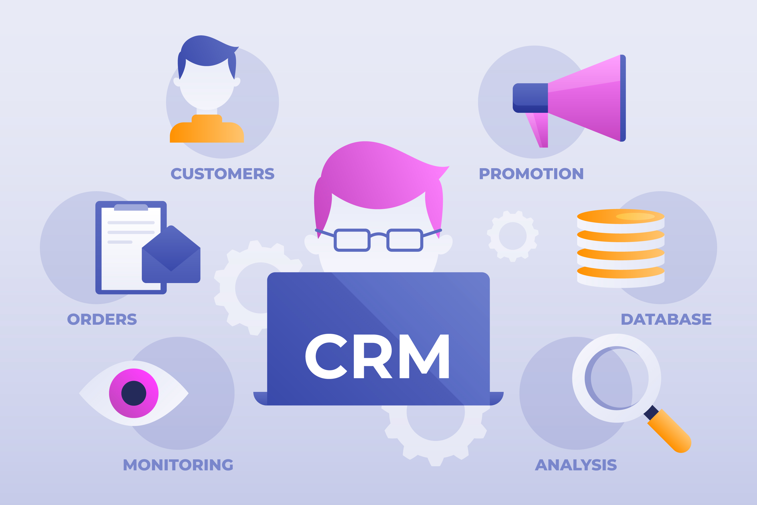 CRM Dashboard Interface